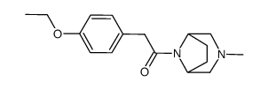 8-(p-Ethoxyphenylacetyl)-3-methyl-3,8-diazabicyclo(3.2.1)octane结构式