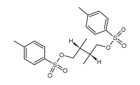 Lgthreo-2,3-dimethyl-1,4-bis-(toluene-4-sulfonyloxy)-butane结构式