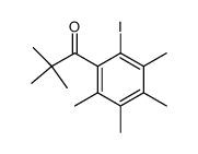 1-(2-iodo-3,4,5,6-tetramethylphenyl)-2,2-dimethylpropan-1-one Structure
