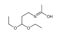 N-(3,3-Diethoxypropyl)acetamide Structure