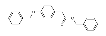 BENZYL 2-(4-(BENZYLOXY)PHENYL)ACETATE结构式