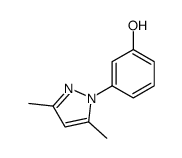 3-(3,5-dimethylpyrazol-1-yl)phenol Structure