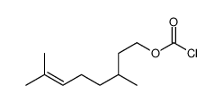 3,7-dimethyloct-6-enyl carbonochloridate结构式