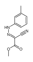 methyl (2E)-2-cyano-2-[(3-methylphenyl)hydrazinylidene]acetate Structure