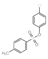 1-chloro-4-(4-methylphenyl)sulfonyloxy-benzene结构式