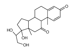 (8S,9S,10R,13S,14S,17R)-17-[(1R)-1,2-dihydroxyethyl]-17-hydroxy-10,13-dimethyl-6,7,8,9,12,14,15,16-octahydrocyclopenta[a]phenanthrene-3,11-dione Structure