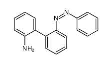 2-(2-phenyldiazenylphenyl)aniline结构式