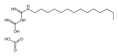 nitric acid,(N'-tetradecylcarbamimidoyl)urea结构式