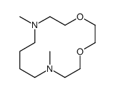 7,12-dimethyl-1,4-dioxa-7,12-diazacyclotetradecane结构式