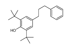 2,6-ditert-butyl-4-(3-phenylpropyl)phenol结构式