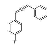 1-fluoro-4-(3-phenylpropa-1,2-dienyl)benzene结构式