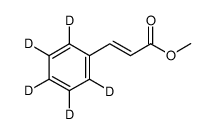 Methyl (E)-cinnamate-d5 Structure
