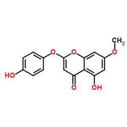 7-O-去甲氧基茵陈色原酮结构式