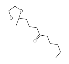 1-(2-methyl-1,3-dioxolan-2-yl)nonan-4-one结构式