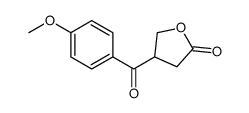 4-(4-methoxybenzoyl)oxolan-2-one结构式