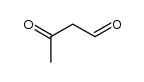 3-ketobutyraldehyde Structure