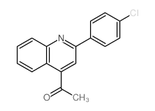 1-[2-(4-chlorophenyl)quinolin-4-yl]ethanone Structure