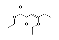 ethyl 4-ethoxy-2-oxohex-3-enoate结构式
