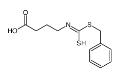 4-(benzylsulfanylcarbothioylamino)butanoic acid Structure