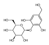 3,4,5-trihydroxybenzyl alcohol 4-O-β-D-glucopyranoside Structure