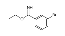 3-bromo-benzimidic acid ethyl ester Structure
