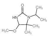 2-Imidazolidinone,4-methoxy-5,5-dimethyl-1-(1-methylethyl)- Structure