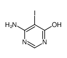 4-AMINO-5-IODO-6-HYDROXYPYRIMIDINE结构式