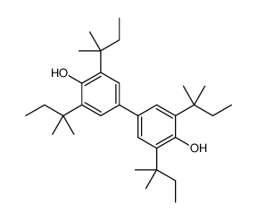 4-[4-hydroxy-3,5-bis(2-methylbutan-2-yl)phenyl]-2,6-bis(2-methylbutan-2-yl)phenol Structure