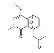 acetonyl-1 dicarbomethoxy-2,3 oxa-7 bicyclo<2,2,1>heptadiene-2,5结构式