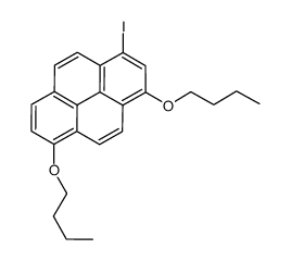 3,6-dibutoxy-1-iodopyrene Structure
