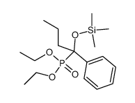 diethyl 1-trimethylsilyloxy-1-phenylbutylphosphonate Structure