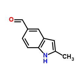 1H-Indole-5-carboxaldehyde, 2-methyl- (9CI) Structure