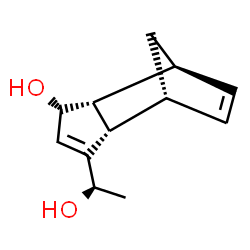 4,7-Methano-1H-indene-3-methanol,3a,4,7,7a-tetrahydro-1-hydroxy--alpha--methyl-,(-alpha-R,1R,3aS,4R,7S,7aR)-rel-(9CI) Structure