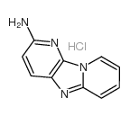 2-氨基二吡啶并[1,2-A:3’,2’-D]咪唑盐酸盐结构式