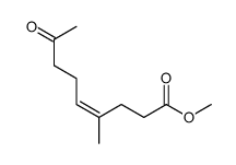 (Z)-4-Methyl-8-oxo-4-nonenoic acid methyl ester structure