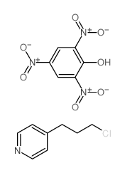 4-(3-chloropropyl)pyridine; 2,4,6-trinitrophenol Structure
