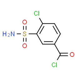 4-Chloro-3-sulfamoylbenzoyl chloride Structure