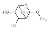 2-methoxy-6-methyl-oxane-3,4,5-triol结构式