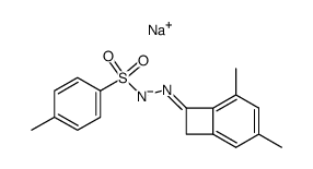 sodium 2-(3,5-dimethylbicyclo[4.2.0]octa-1,3,5-trien-7-ylidene)-1-tosylhydrazin-1-ide结构式