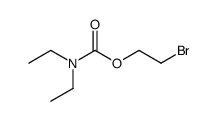 2-bromoethyl diethylcarbamate Structure