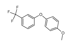1-methoxy-4-(3-trifluoromethyl-phenoxy)-benzene结构式