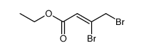Ethyl 3,4-dibromo-2-butenoate结构式