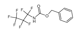 N-Heptafluorpropyl-carbamidsaeure-benzylester Structure