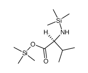 N-(Trimethylsilyl)-L-valine (trimethylsilyl) ester结构式