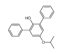 5'-isopropoxy-[1,1':3',1''-terphenyl]-2'-ol结构式
