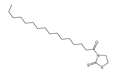 1-(2-sulfanylidene-1,3-thiazolidin-3-yl)hexadecan-1-one Structure