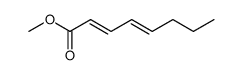 methyl trans,trans-2,4-octadienoate结构式
