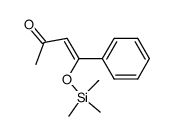 1-(trimethylsiloxy)-1-phenyl-1-buten-3-one结构式
