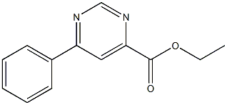 ethyl 6-phenylpyrimidine-4-carboxylate Structure