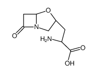3-(7-oxo-1-aza-4-oxabicyclo(3.2.0)hept-3-yl)alanine结构式